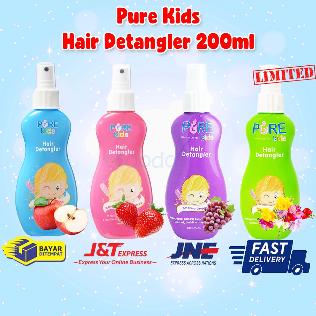 Pure Kids Hair Detangler 200ml / Gel Rambut