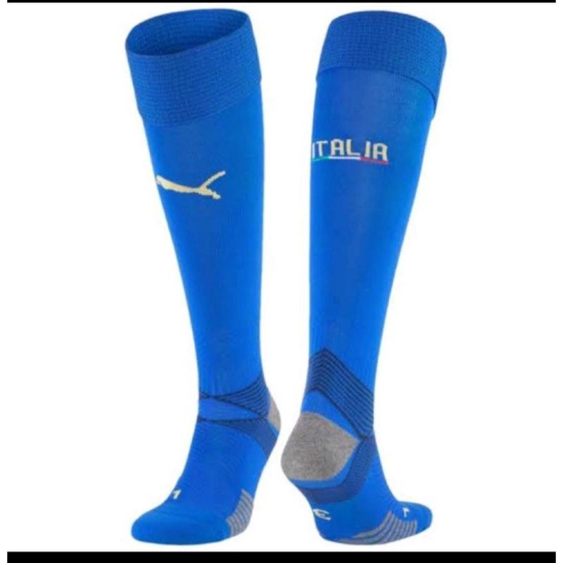 KAOS KAKI SEPAK BOLA ITALY ITALIA BLUE HOME 2020/2021 GRADE ORI