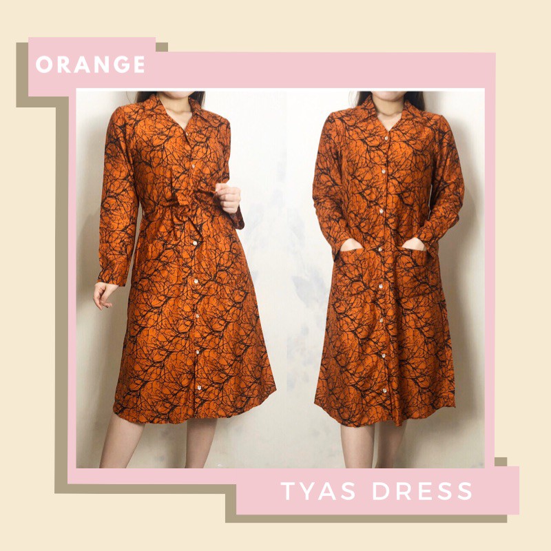 TYAS DRESS - Dress Wanita Terusan Wanita