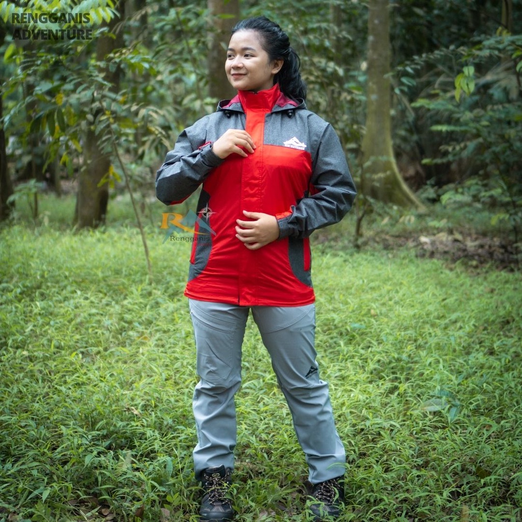 Jaket Gunung WATERPROOF RIR OUTDOOR Inner Mesh Jacket Hiking Outdoor