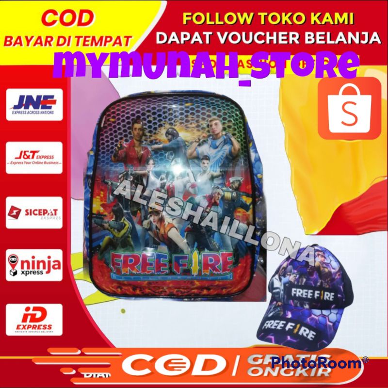 tas ransel anak TK dan paud/ LED gambar timbul/ paket 3in1 , 2in1