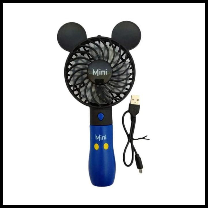 KIPAS ANGIN KARAKTER MICKEY MINNIE MOUSE - MINI FAN PORTABLE MICKEY