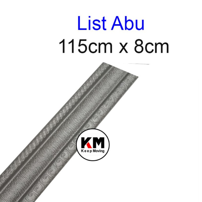 KM Wall Border List Wallpaper Wallborder Foam 3D-ABU ABU 115cm x 8cm