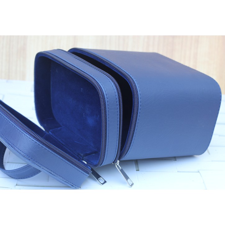 Box Make Up / Kotak Make Up Beauty Case / Tempat Make Up Premium - Biru