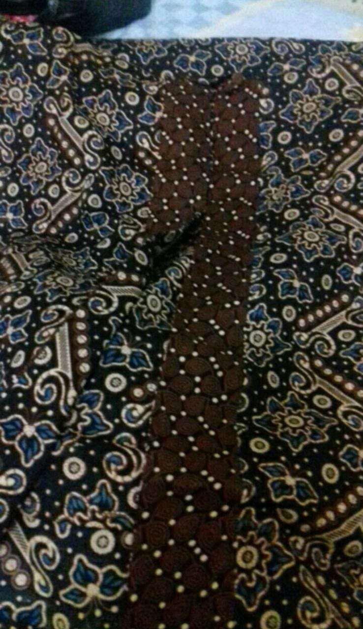 Batik Keluarga - Batik Couple Keluarga Muslim Sogan Family Ayah Ibu Anak Batik Set Family