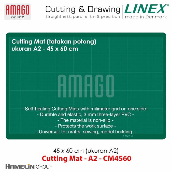 LINEX - CUTTING MAT (ALAS POTONG) - A2 - 45 x 60 CM - CM4560 - 4805