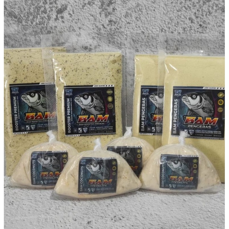 paketDUO,Coconut,2pengeras,2Boster,4bam coconut