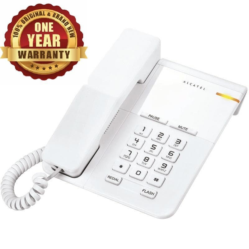 Alcatel T22 Single Line Telepon Garansi 1 Tahun