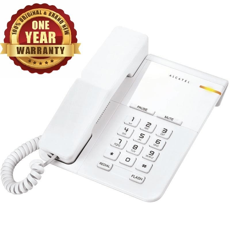 Alcatel T22 Single Line Telepon Garansi 1 Tahun