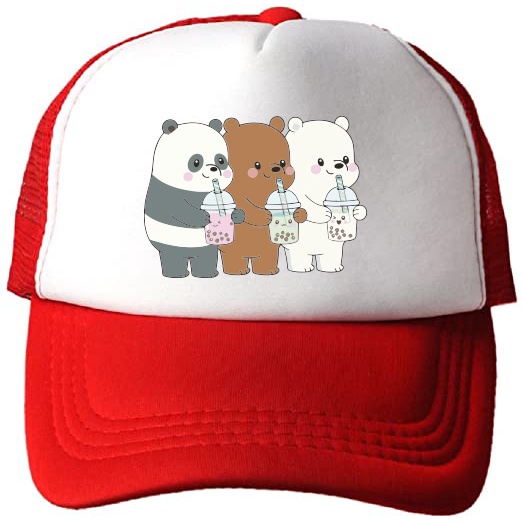 topi trucker jaring premium we baby bears