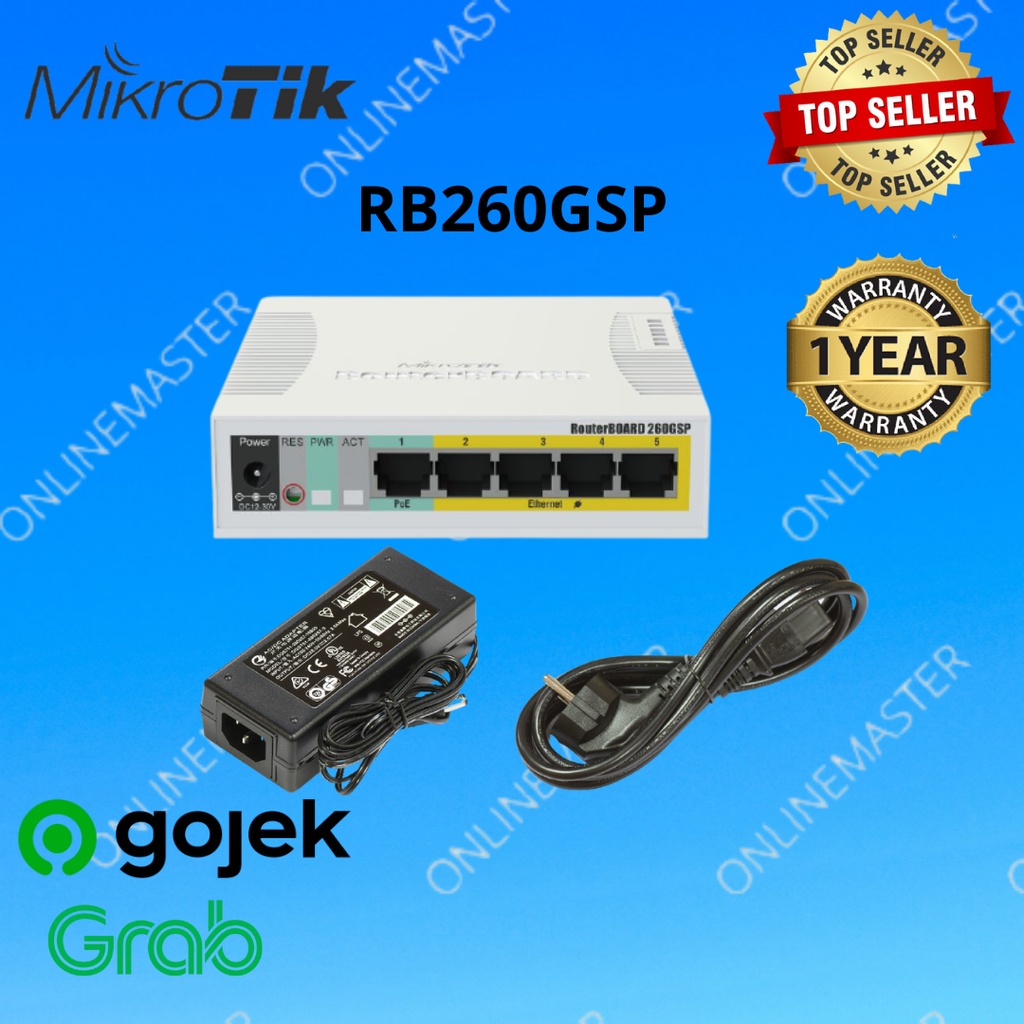 RB260GSP Switch 5 port MIKROTIK