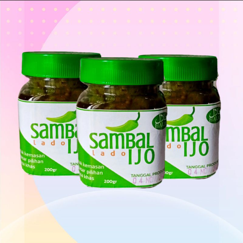 

Sambal Ijo Padang Cabe Hijau HALAL 1000%