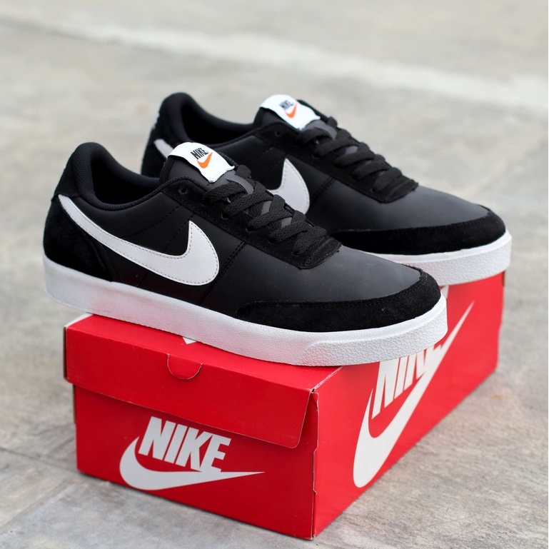 BARU KILLSHOT BLACK WHITE SNEAKERS PRIA