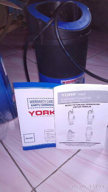 Pompa Celup York - 250 A (3 In 1 ) – 220v – 250w - Otomatis
