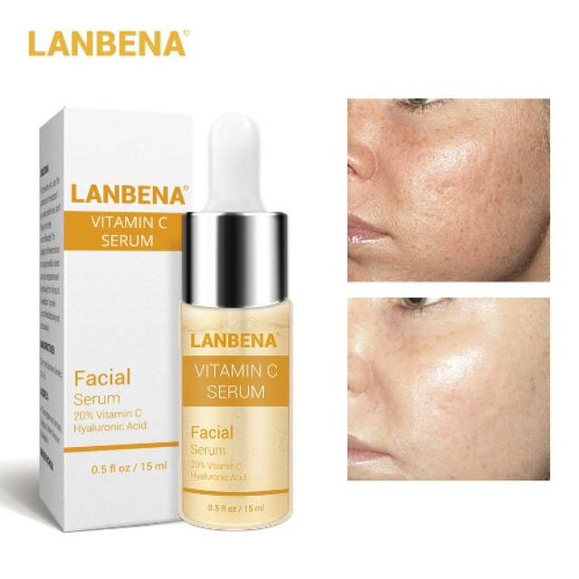 Lanbena Vitamin C Serum 100 Asli Indonesia