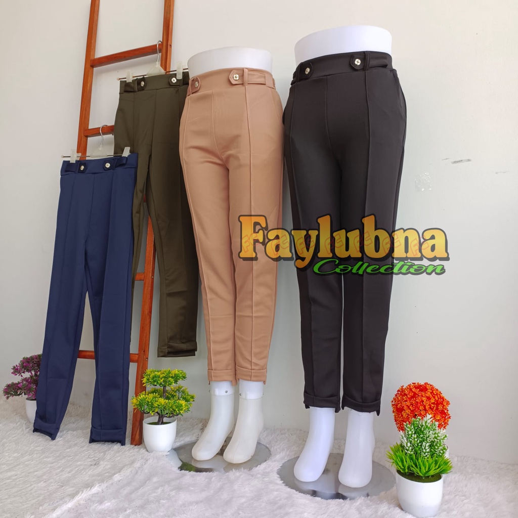 CELANA SCUBA WANITA Belt H / LUNA SCUBA Pants / LUNA SCUBA / SCUBA Belt Pants / SCUBA Belt / SCUBA Belt H / CELANA SCUBA WANITA / CELANA baggy TERBARU