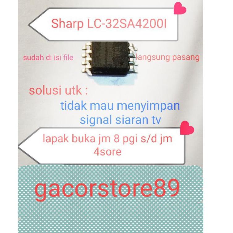 Harga Bersahabat ic eprom memory tv LED Sharp lc-32sa4200i lc32sa4200i LC-32SA42001