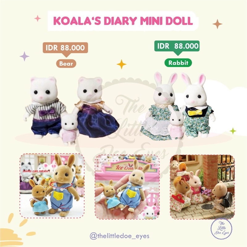 [READY] Koala Baby Diary Mini Doll Town House