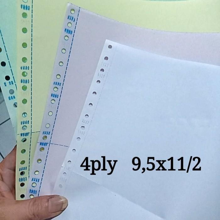 

Kertas | Continuous Form 91/2 X 11 4Ply Goprint/Ncr/Kertas Komputer/Continuos Kualitas Terbaik
