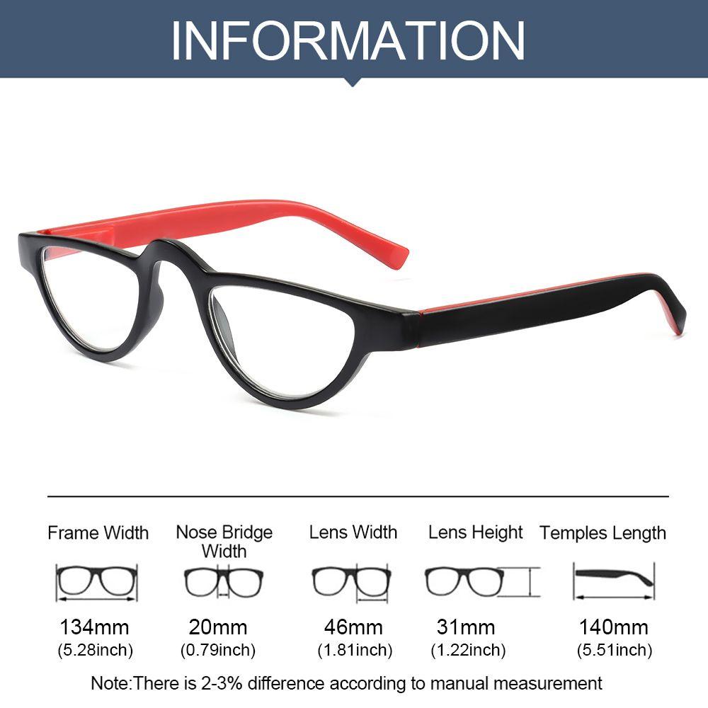 LILY +0~+3.5 Cat Eye Reading Glasses Portable Computer Goggles Diopter +0~+3.5 Hyperopia Glasses