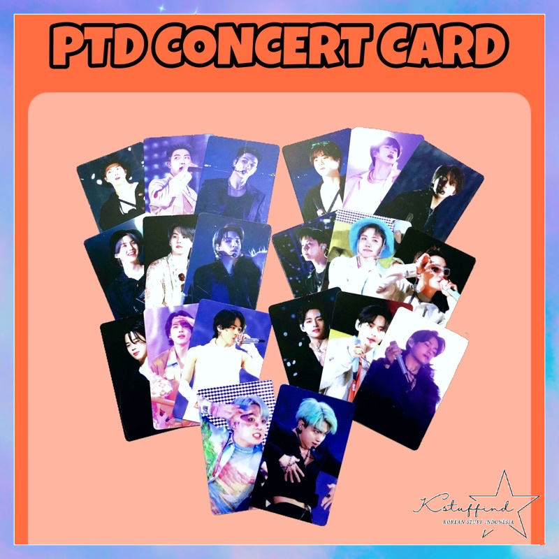 [kstuffind] UNOFFICIAL BTS PERMISSION TO DANCE PHOTOCARD LUCKY DRAW PTD PC TAHAN AIR BAHAN LD MURAH