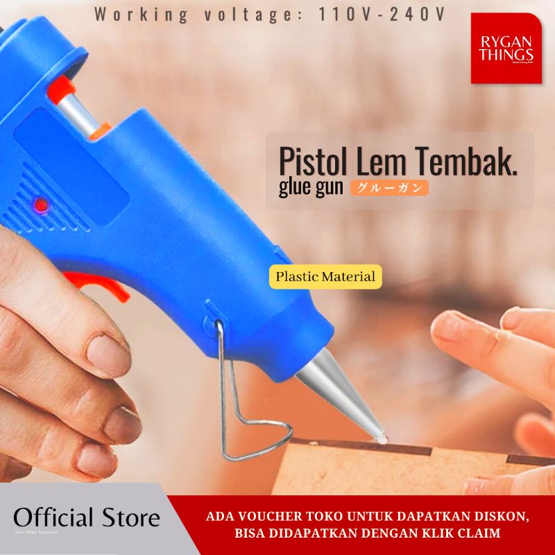 

Lem Tembak Hot Melt Glue Gun 20 Watt