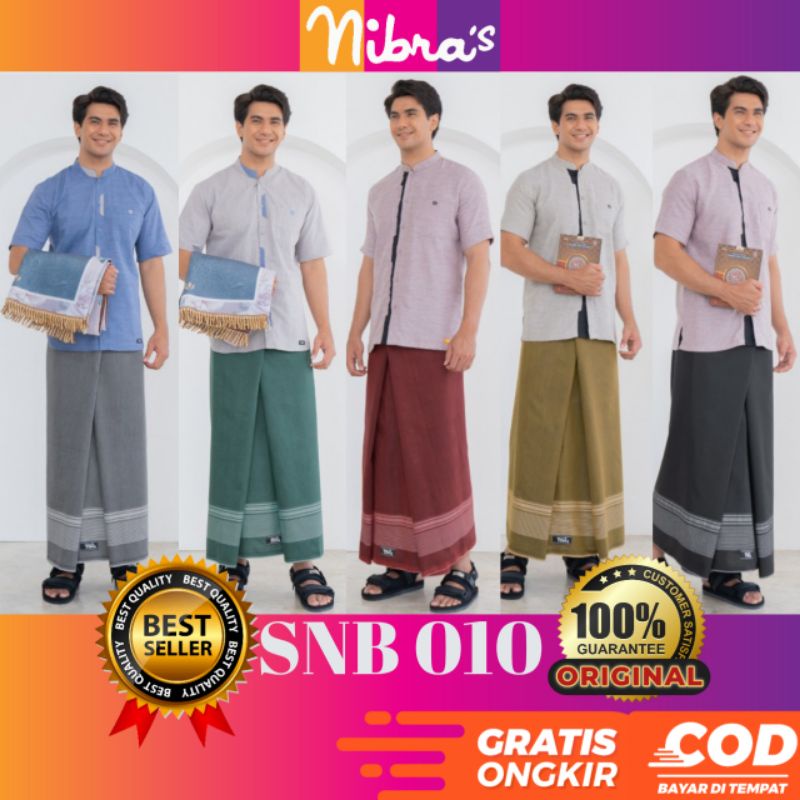 SARUNG NIBRAS TERBARU 2022 / SARUNG SHOLAT PRIA DEWASA SNB 011 NIBRAS / SARUNG TENUN / SARUNG MOTIF 