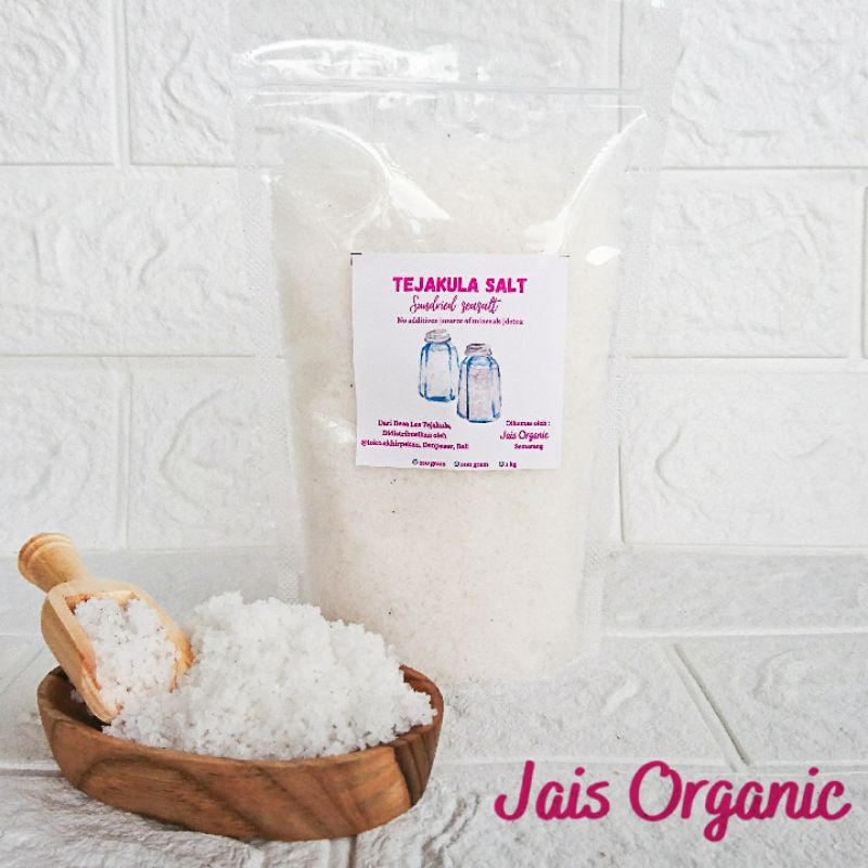 Garam Alami Tejakula Bali / Bali natural sea salt unrefined 250 gram