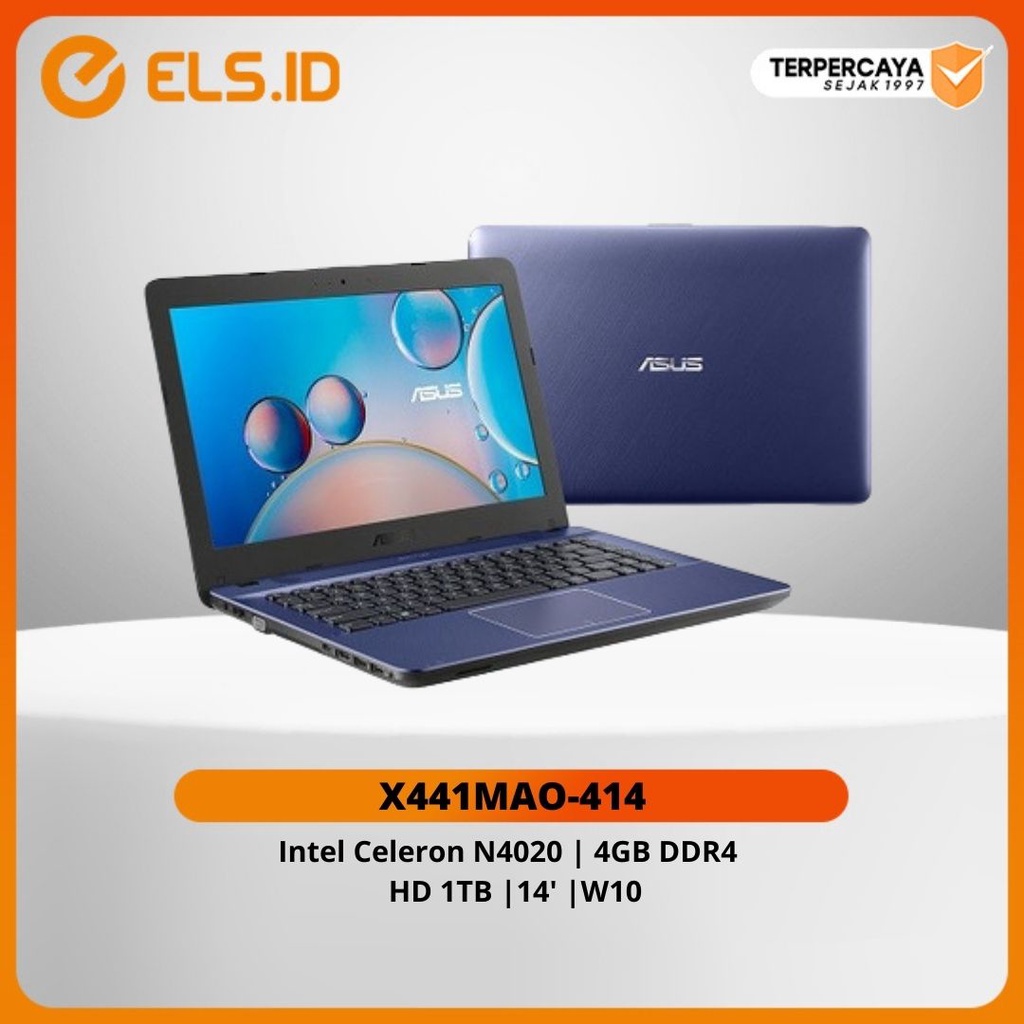Laptop Asus X441MAO-414 Intel N4020 4GB 1TB W10