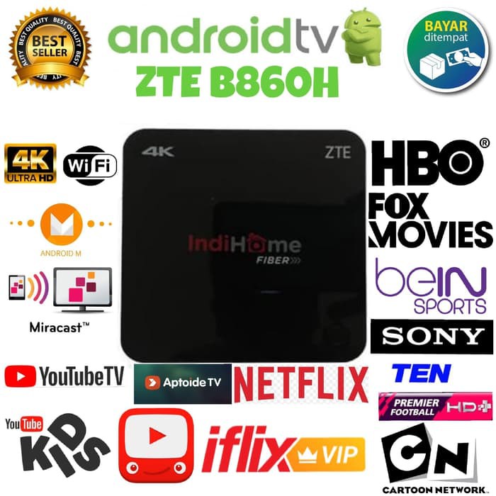 STB Android ZTE B860H V1 Ram 1Gb