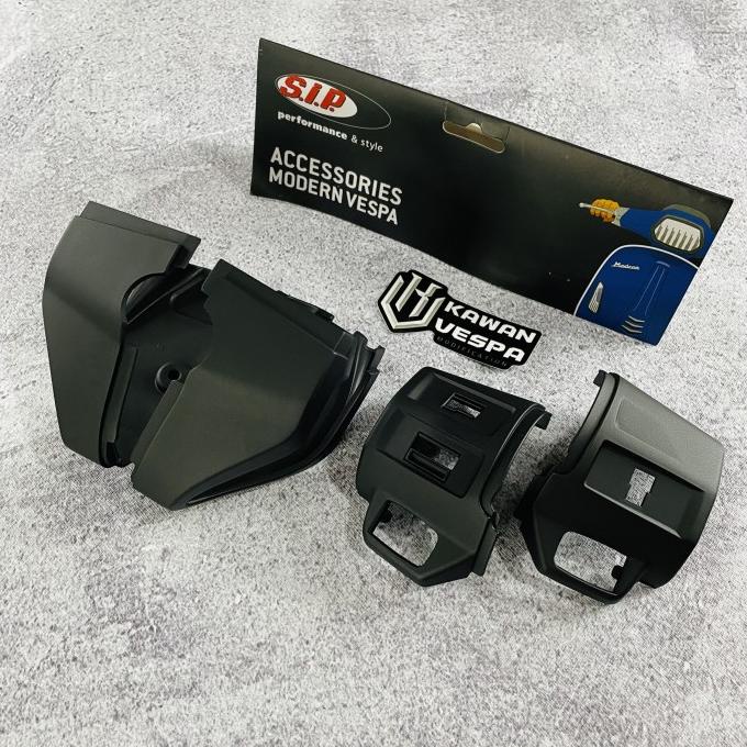 Cover Handle & Switch panel SiP Black Doff Vespa sprint Primavera