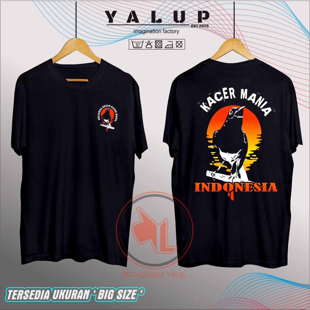 Kaos Kacer Komunitas Murai Kacer Kenari Lovebrid Kicau Mania Burung Cucak Ijo