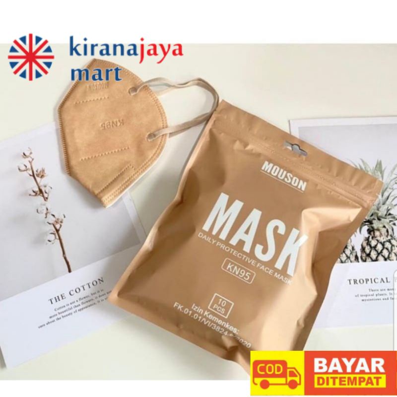 Masker KN95 Mouson Face Mask Isi 10pcs