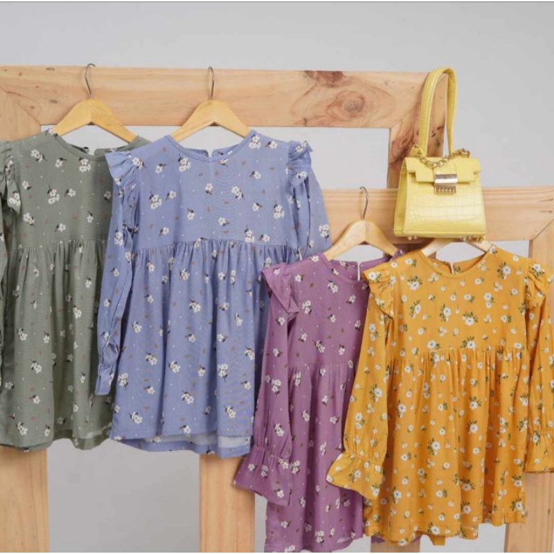 DASTER LENGAN PANJANG ANAK | KIDS LONG SLEEVE DRESS | SENYENYAK KIDS | SENYENYAK.KIDS