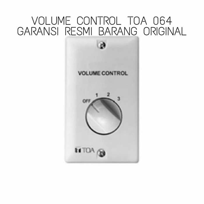 VOLUME CONTROL TOA ZV-064 GARANSI RESMI TOA