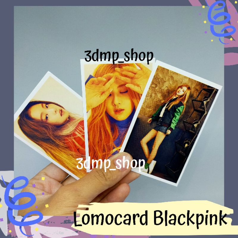 [30 Lembar] Lomocard lomo card Blackpink Rose Jisoo Jennie