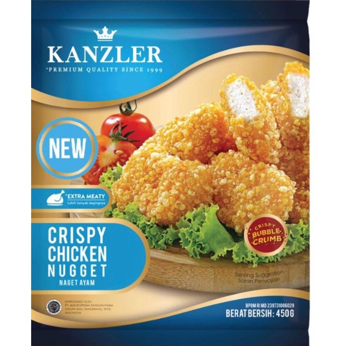 

BAH Kanzler Crispy Nugget Spicy - Renyah Ekstra Halal