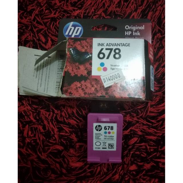 Catridge HP 678 Black and Color (bekas)