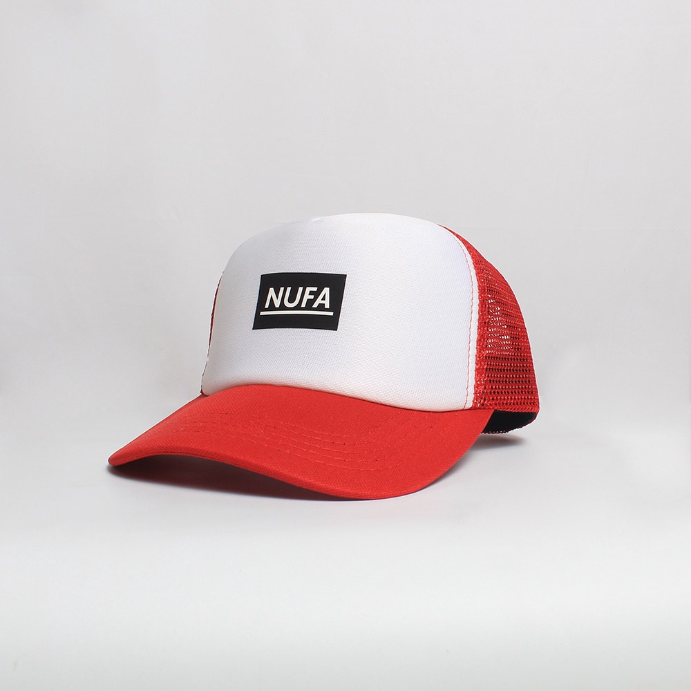 (BISA COD) Topi jaring pria distro original NUFA / topi trucker pria wanita / topi pria wanita dewas