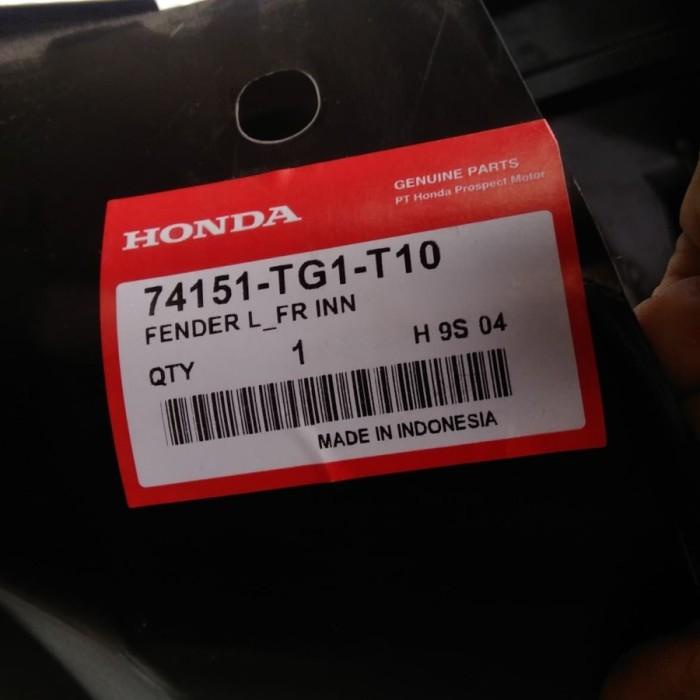 liner inner fender honda brio 2015 2016 2017 2018 2019 2020 2021 ori