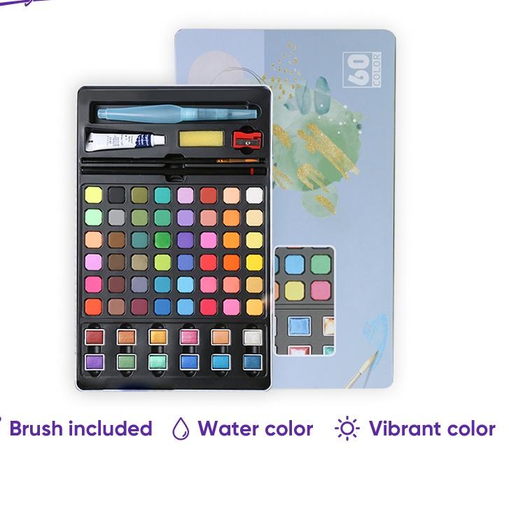

kode6c6Bq--Giorgione Cat Air Solid Watercolor Paint Set Pearlescent Pigment 60 Warna Alat Cat Air Lukis Anak ZG-60