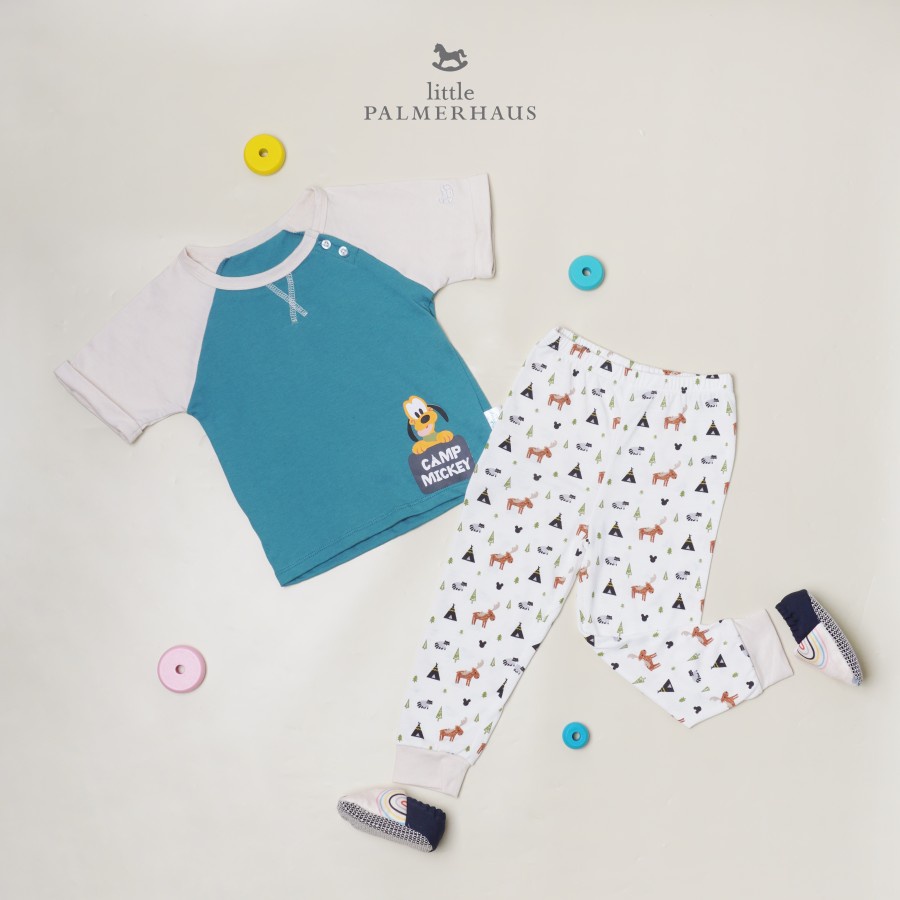 Little Palmerhaus - Mickey Trip Raglan Set / Setelan Bayi &amp; Anak
