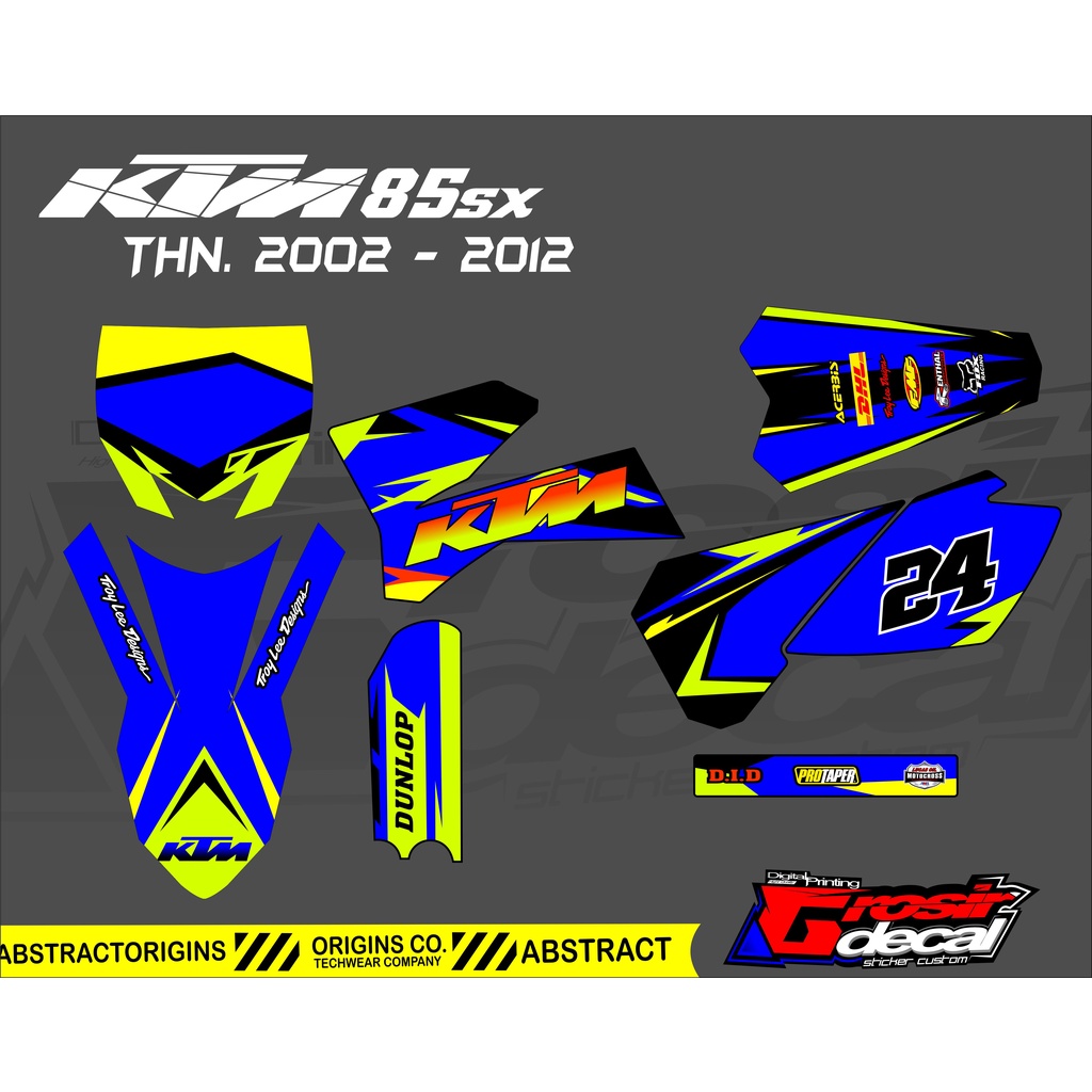 Decal Sticker KTM 85 Lama Dekal Stiker KTM 85 Lama Fullbody