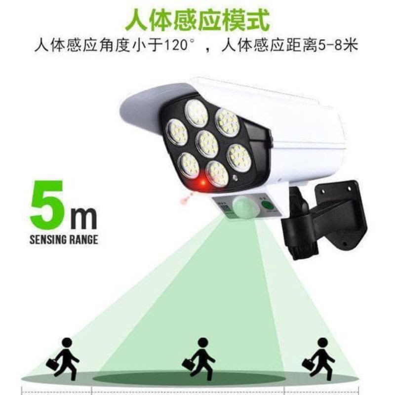 {New} LAMPU TENAGA SURYA / SOLAR CELL / TENAGA MATAHARI MODEL CCTV/ camera palsu