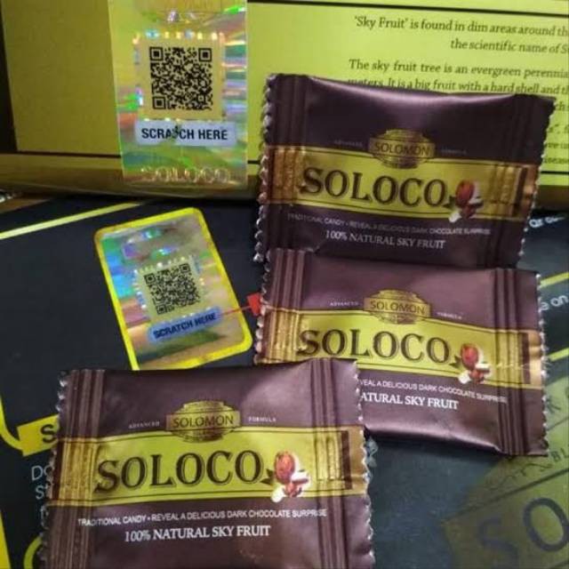 

Terbukti Mujarab New Permen Coklat Soloco Candy Original Asli AU Isi 12 Permen