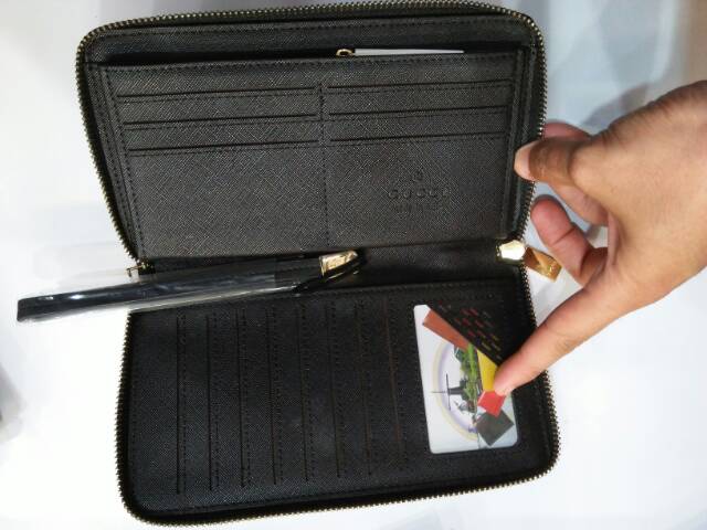 Dompet resleting passport handbag