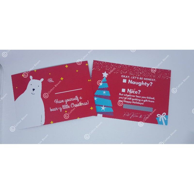 

Christmas Card with secret message