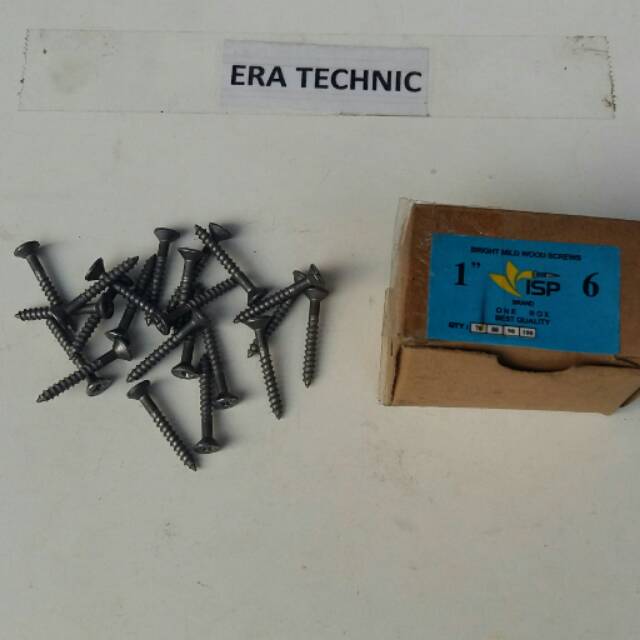 Paku sekrup 1" / sekrup kayu 1"