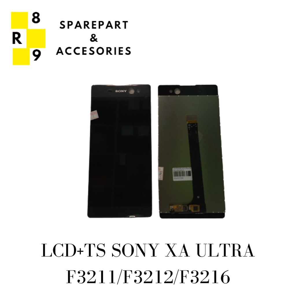 LCD + TS SONY XA ULTRA HITAM / F3211 / F3212 / F3216