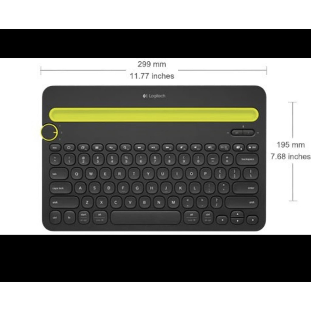 Keyboard bluetooth Logitech K480 multi device for windows &amp; smartphone